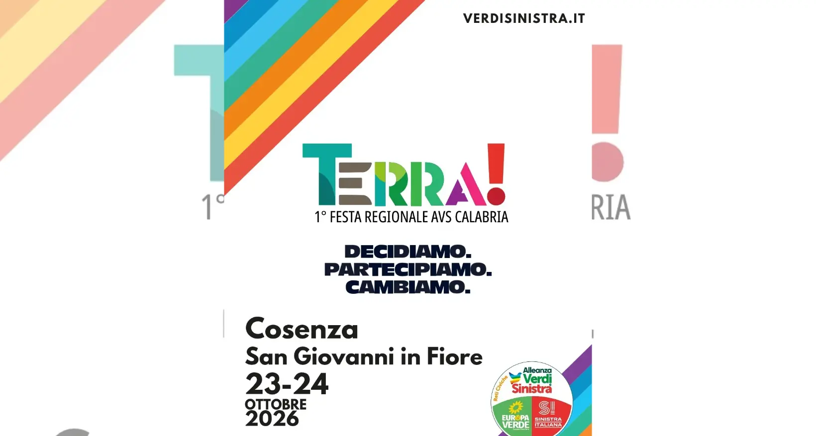 Prima festa regionale di Avs in Calabria: «Due giorni per rimettere al centro i territori»\n