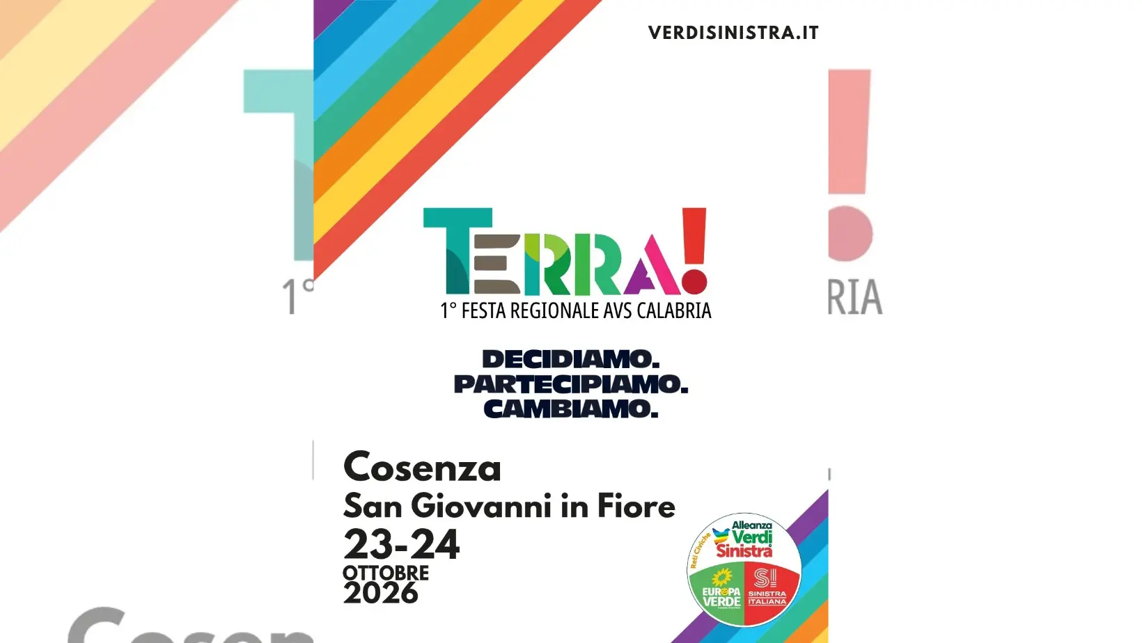 Prima festa regionale di Avs in Calabria: «Due giorni per rimettere al centro i territori»\n