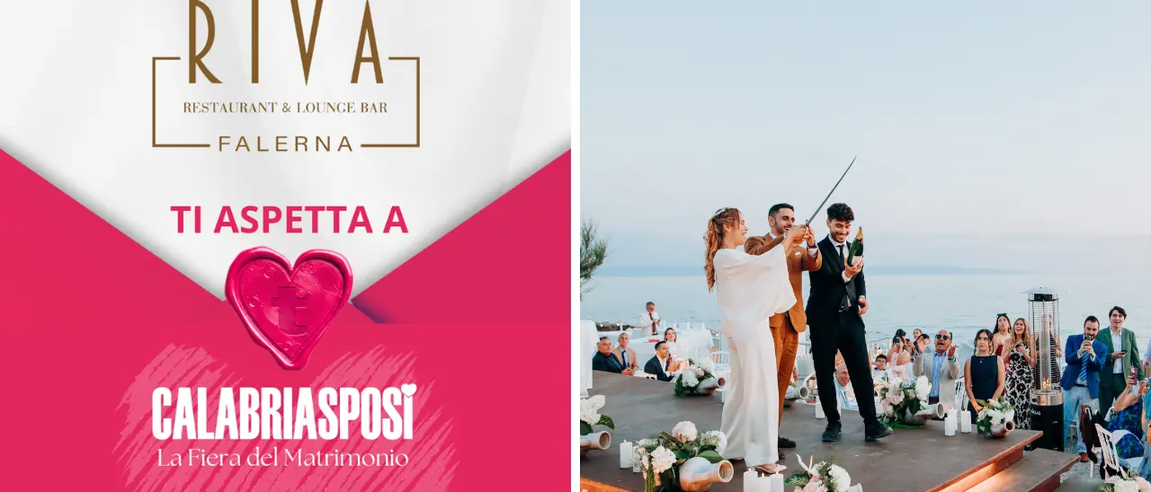 Il Riva Restaurant & Lounge Bar debutta a Calabria Sposi 2026: il matrimonio diventa un’esperienza senza pensieri\n