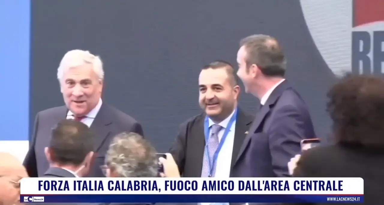 Forza Italia Calabria, fuoco amico dall'area centrale