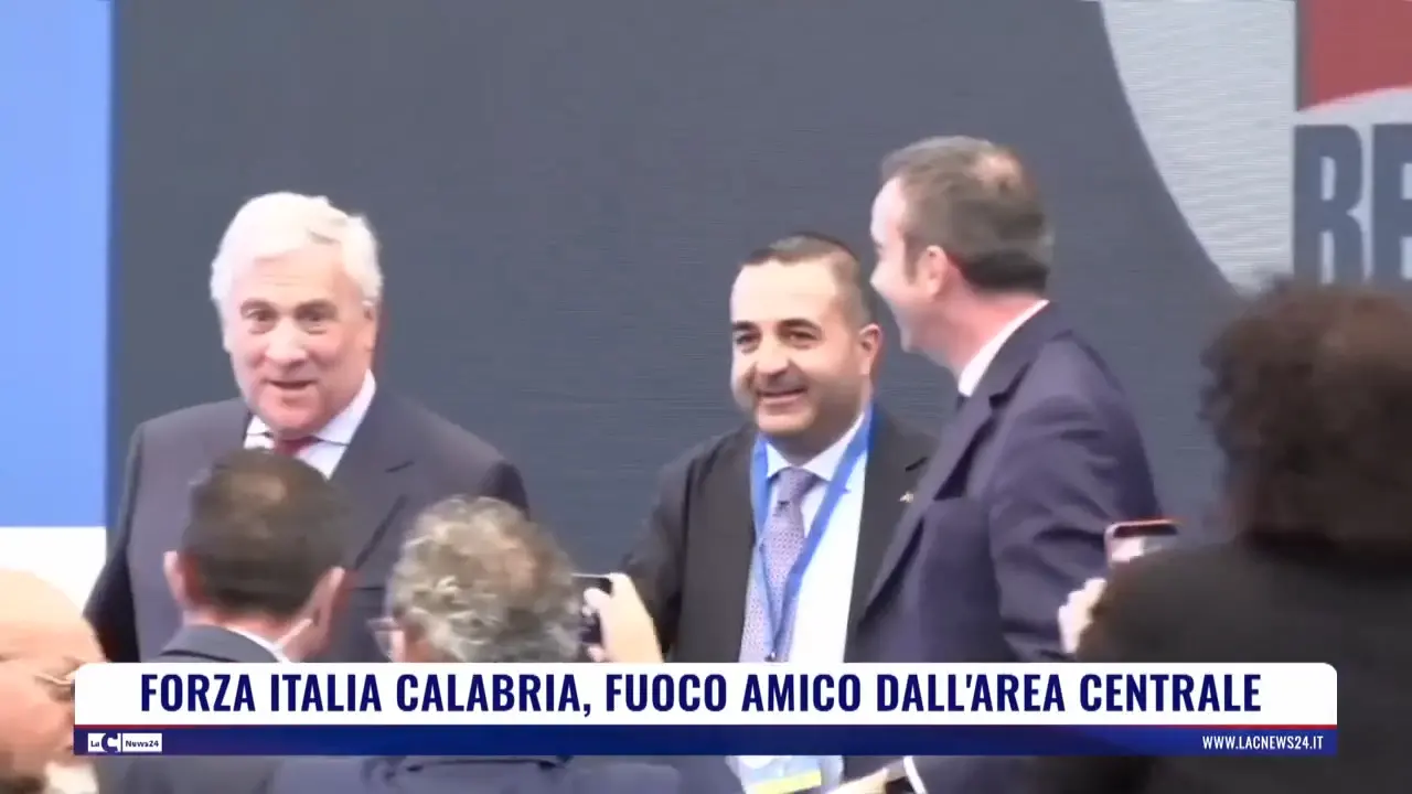 Forza Italia Calabria, fuoco amico dall'area centrale