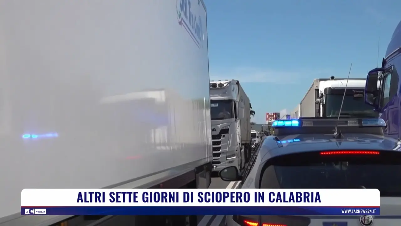 Altri sette giorni di sciopero in Calabria