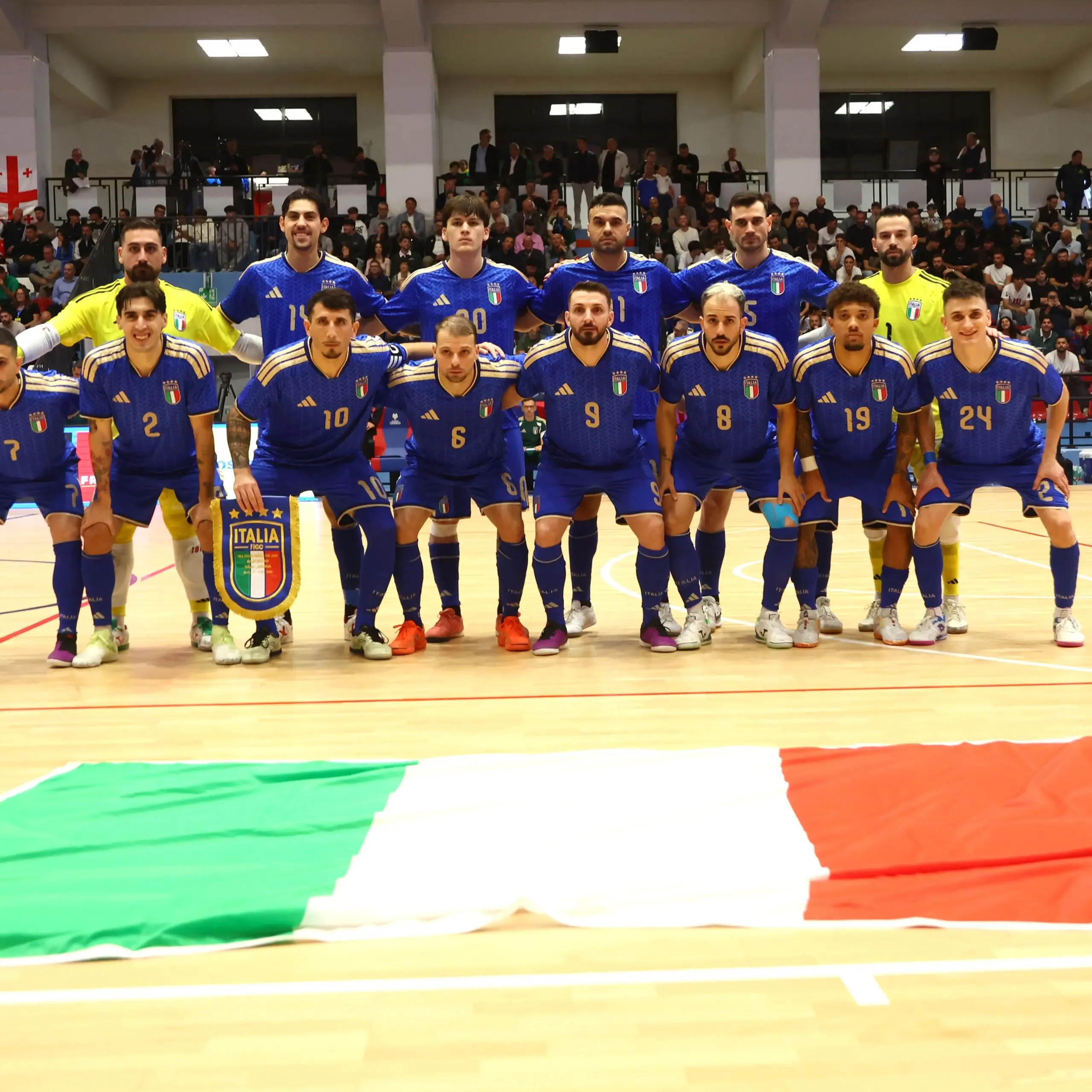 Verso i mondiali di futsal, la Calabria porta bene agli Azzurri:\u00A0l'Italia batte 3-2 la Georgia a Rende\n