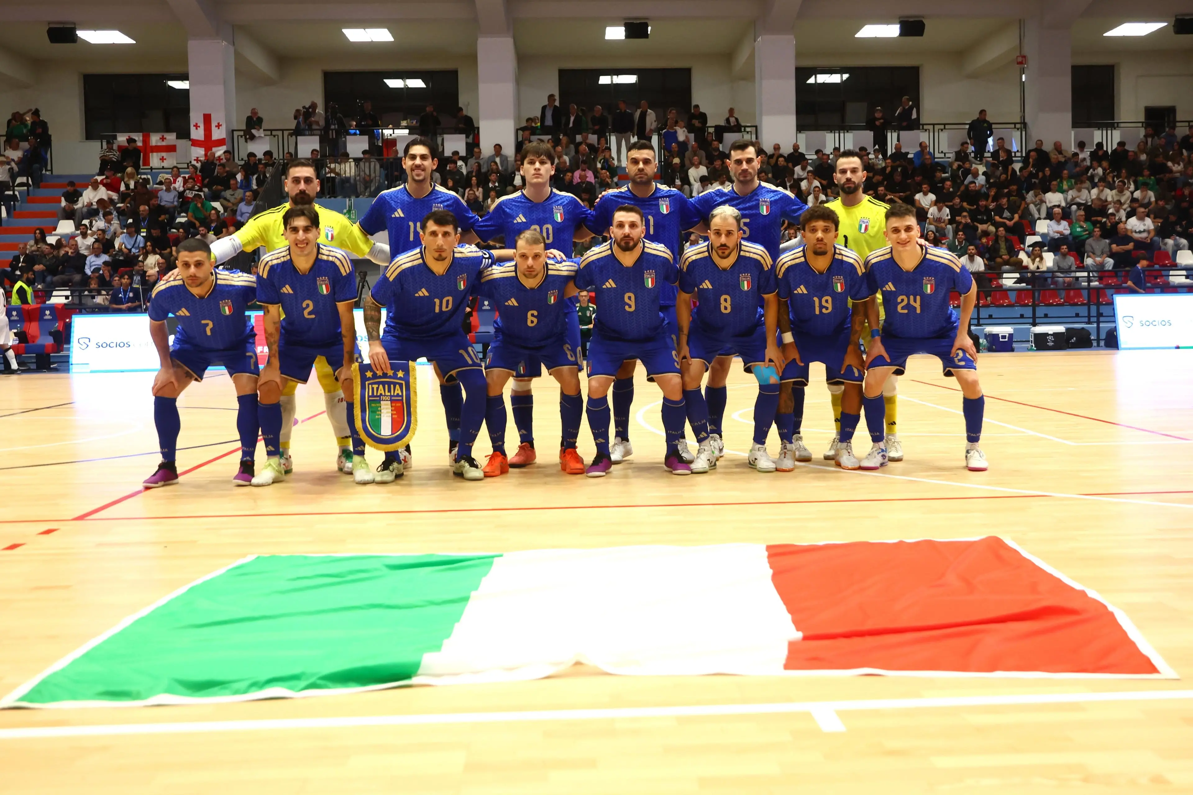 Verso i mondiali di futsal, la Calabria porta bene agli Azzurri:\u00A0l'Italia batte 3-2 la Georgia a Rende\n