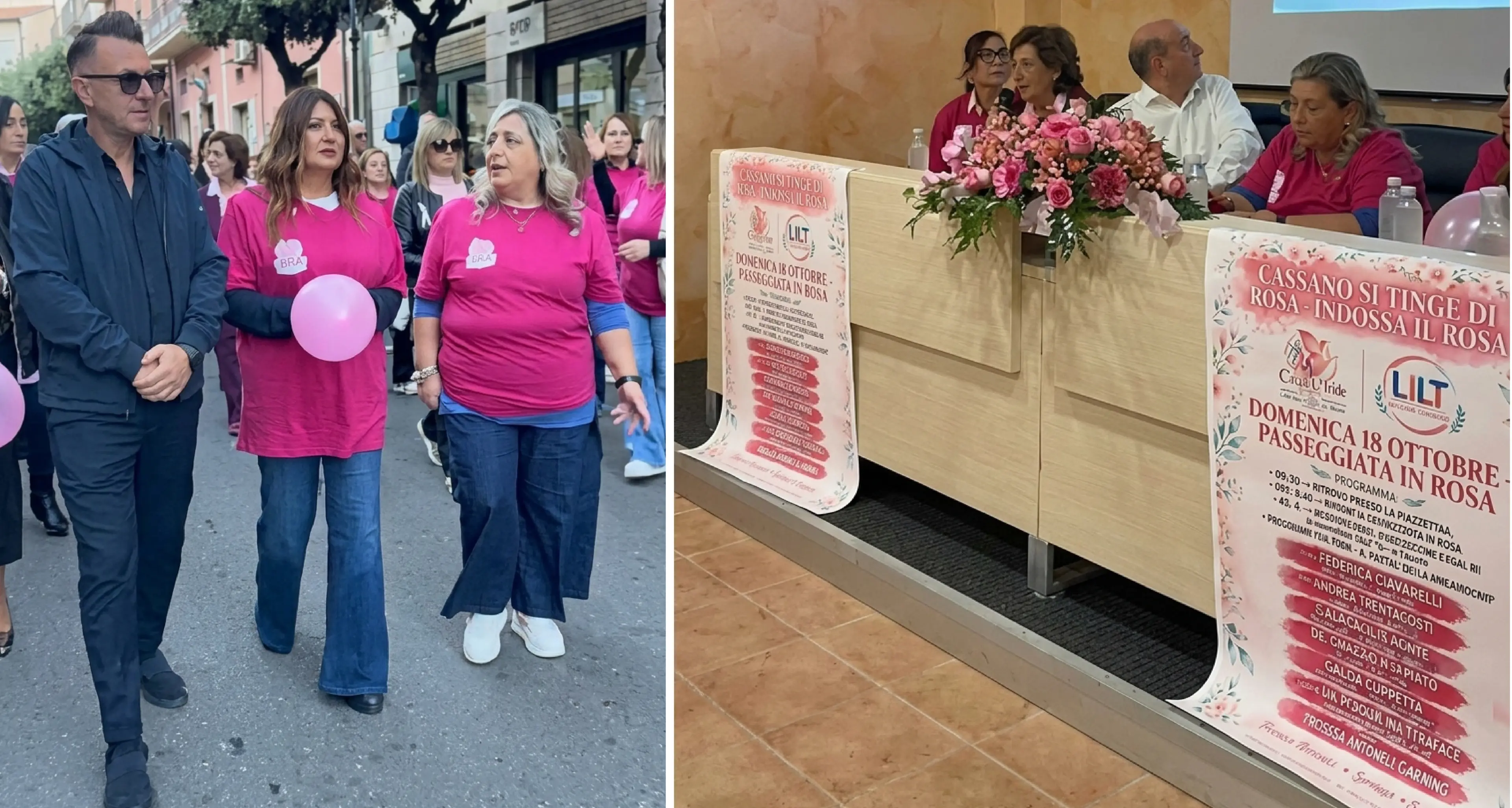 Dalla cattedrale alle Terme Sibarite, a\u00A0Cassano la Passeggiata in Rosa\u00A0per la prevenzione del tumore al seno\n