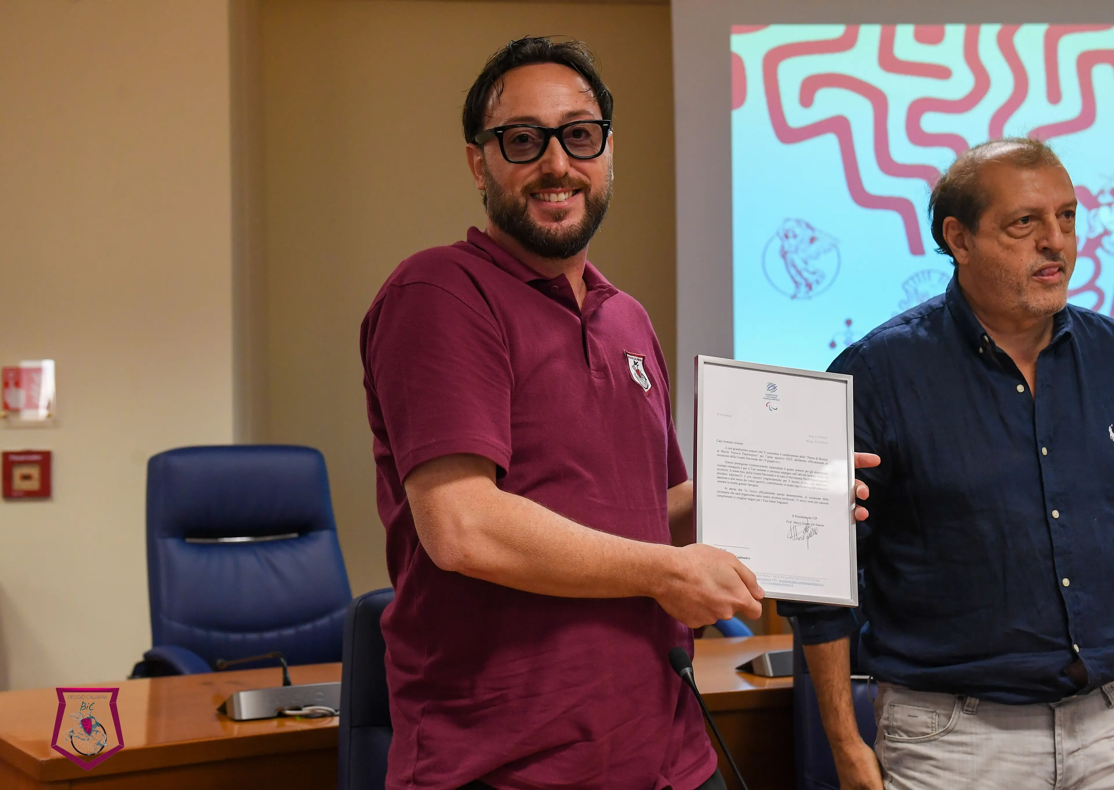 Reggio Bic, al coach Antonio Cugliandro la\u00A0Benemerenza al Merito Tecnico Paralimpico 2025\n