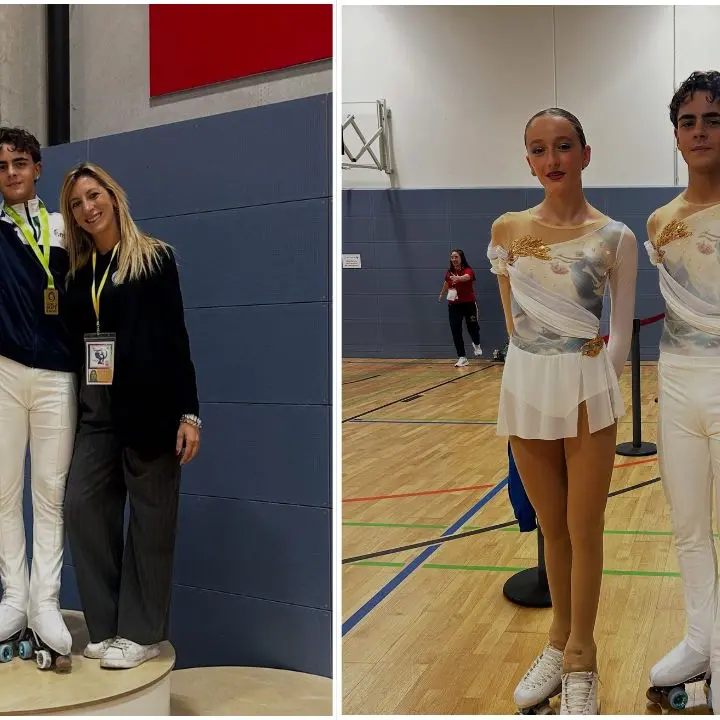 La Calabria brilla sui pattini, Felletti e Gaetano conquistano ancora l’oro europeo\n