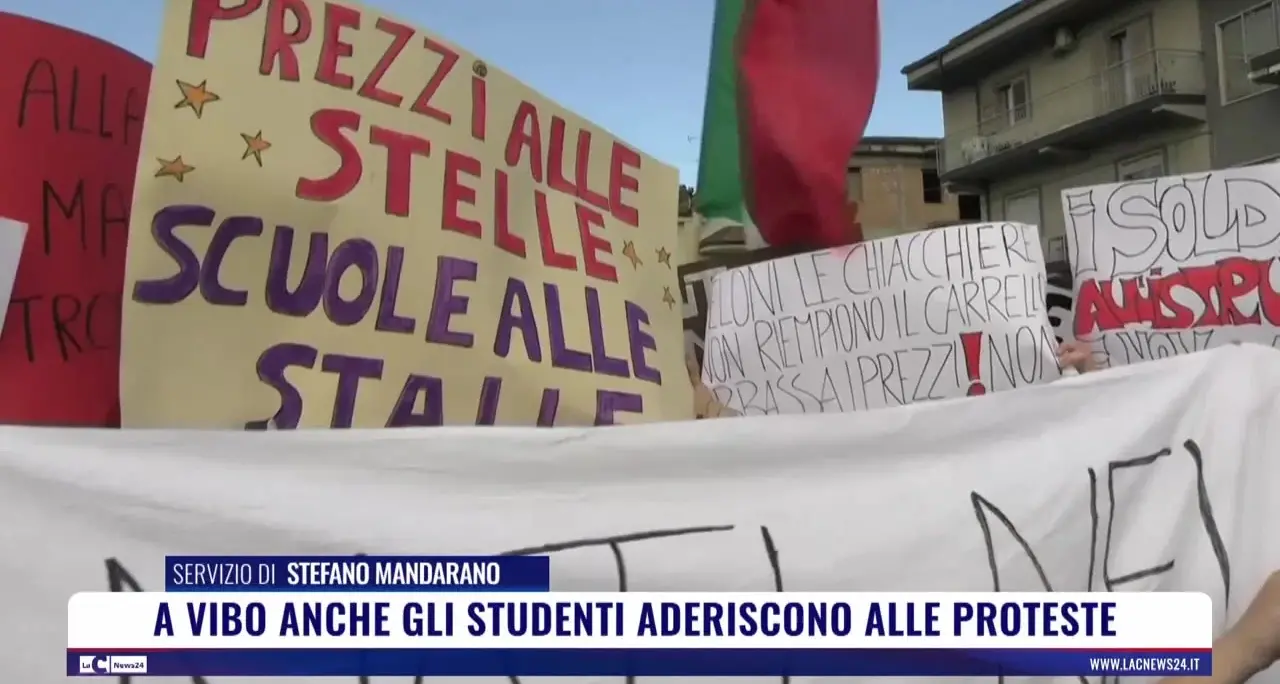 A Vibo anche gli studenti aderiscono alle proteste