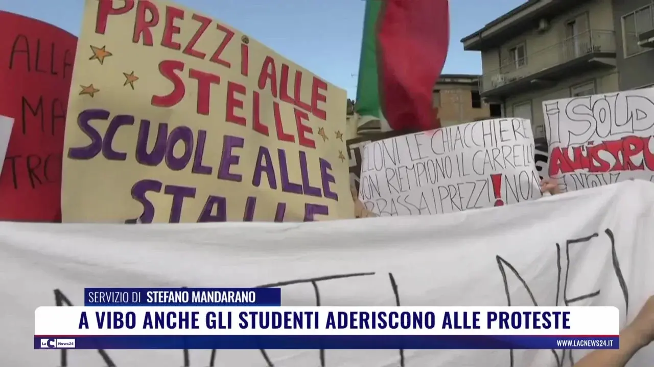 A Vibo anche gli studenti aderiscono alle proteste