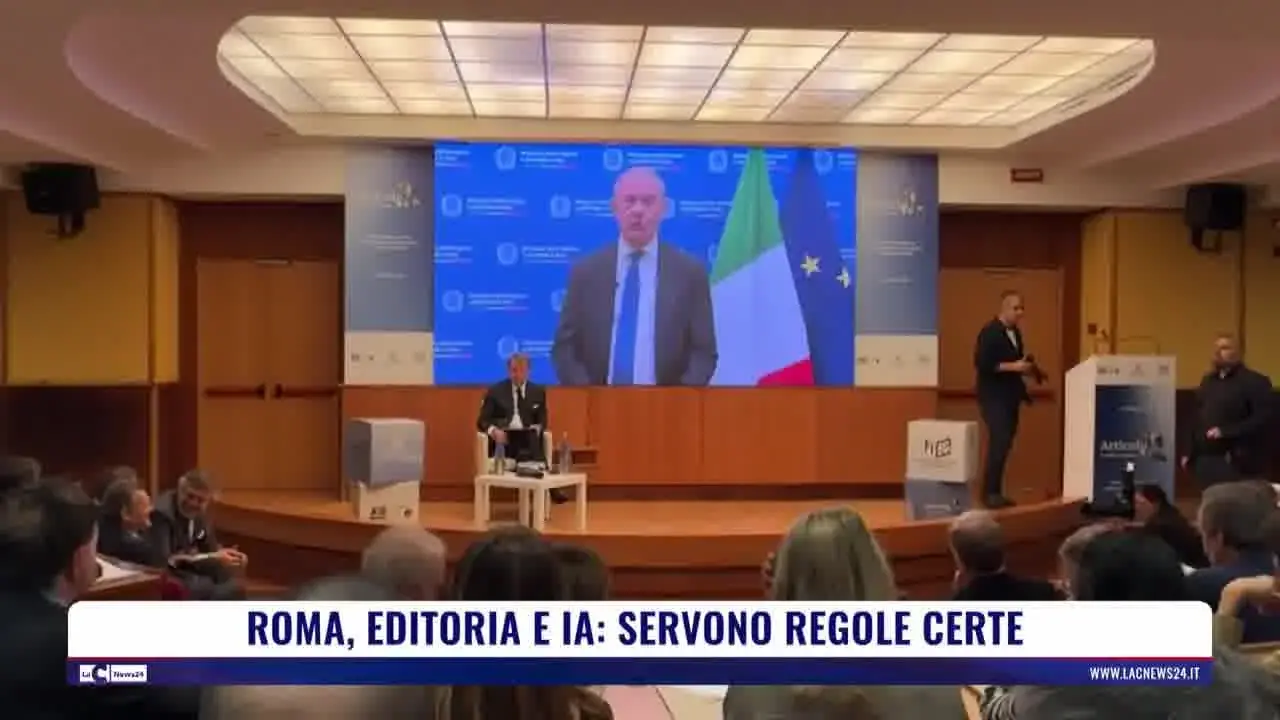 Roma, editoria e IA: servono regole certe