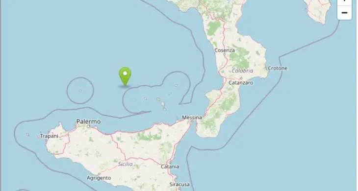 Terremoto in Calabria: sciame sismico al largo del Tirreno tra ieri e oggi, l’ultima forte scossa\u00A0di magnitudo 5\n