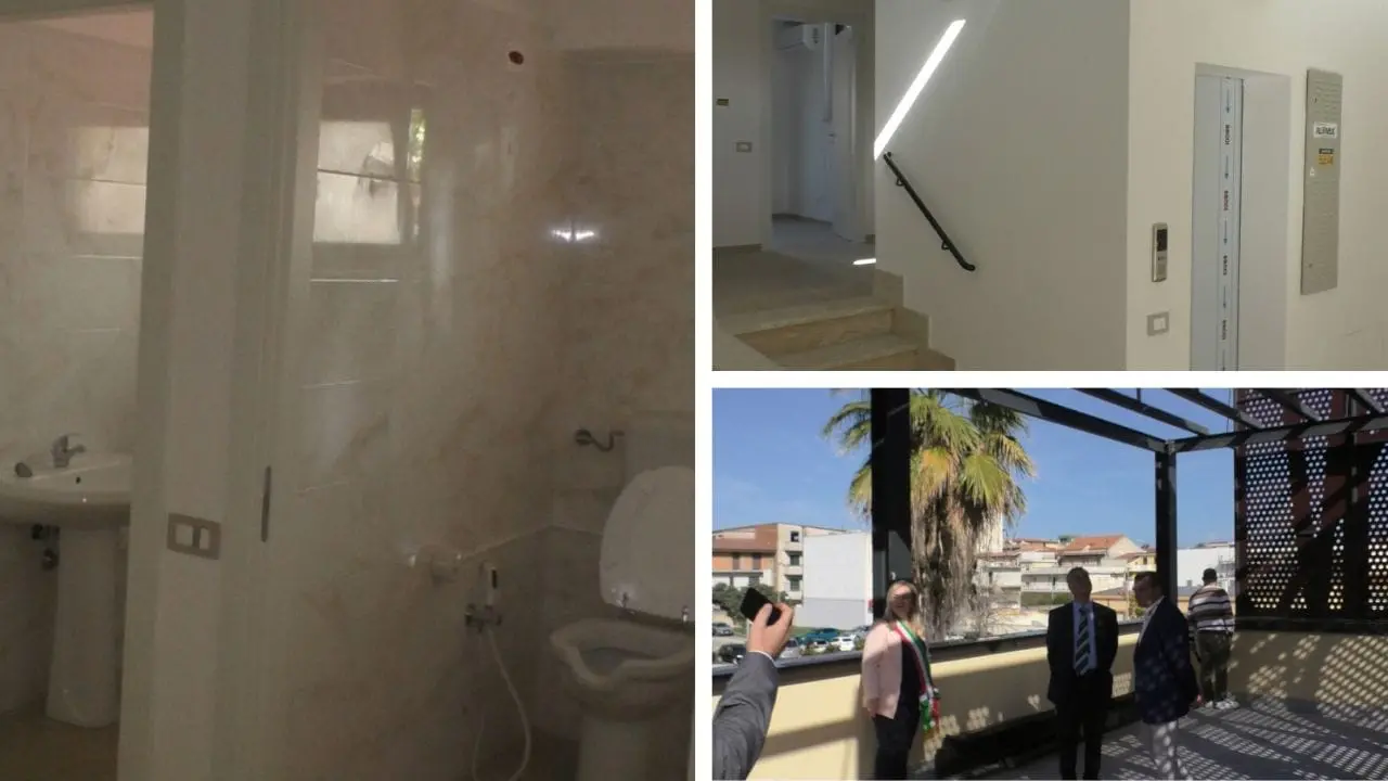 Gli spazi all'interno del centro antiviolenza