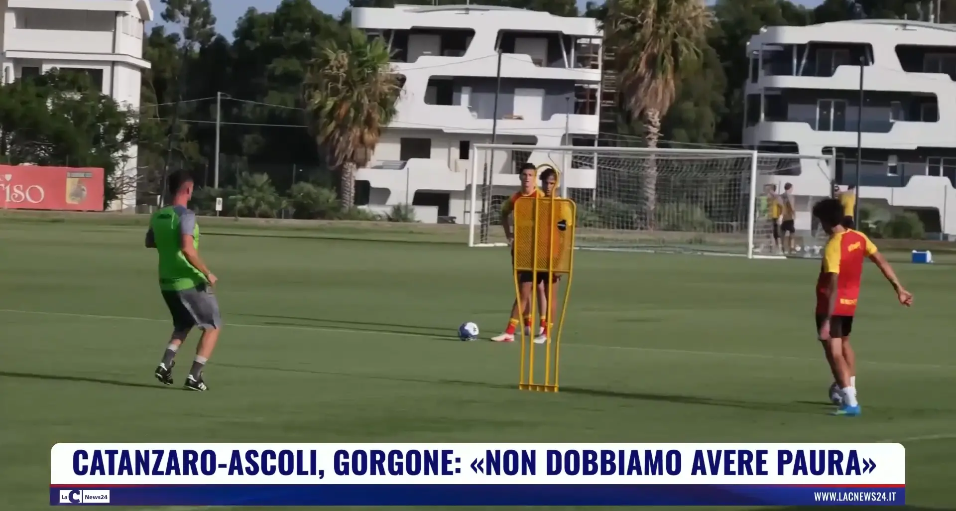 Catanzaro-Ascoli, Gorgone: «Non dobbiamo aver paura»