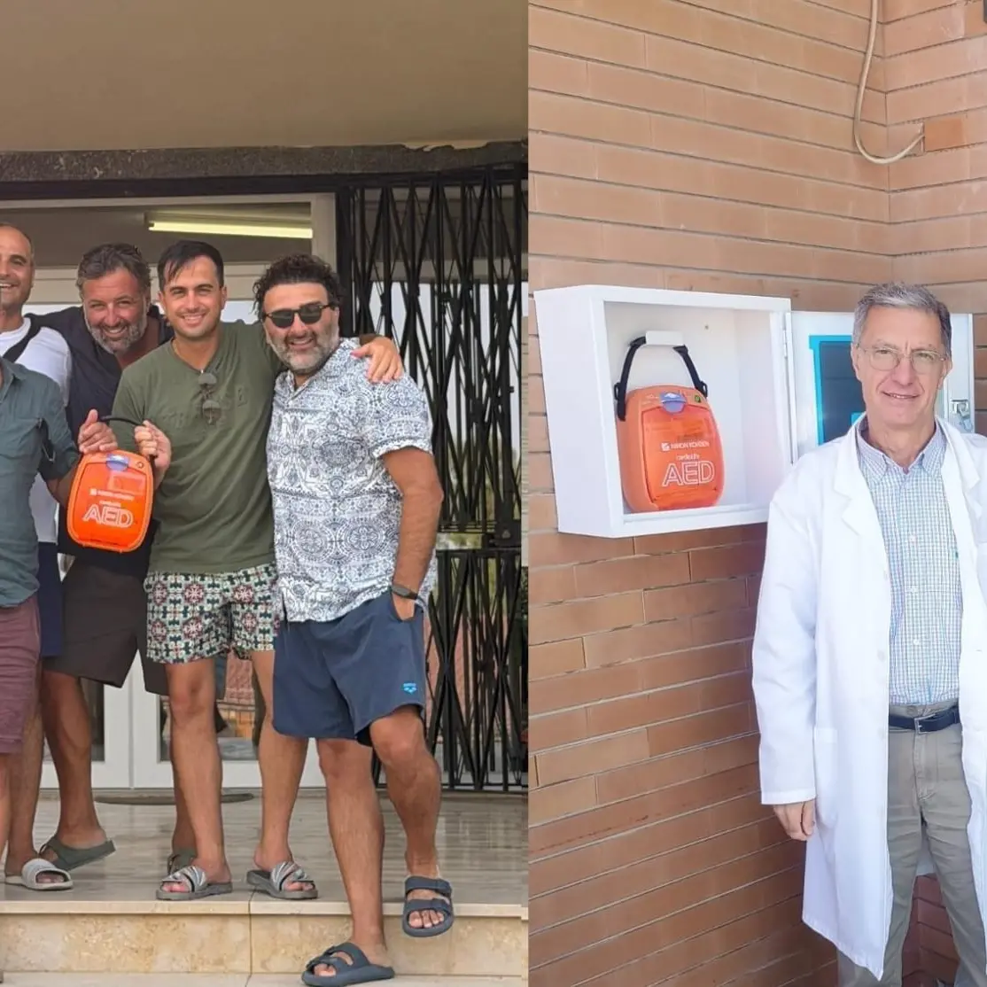 Quando la lontananza diventa vicinanza e amore per la comunità: professionisti di Badolato donano un defibrillatore al paese\n