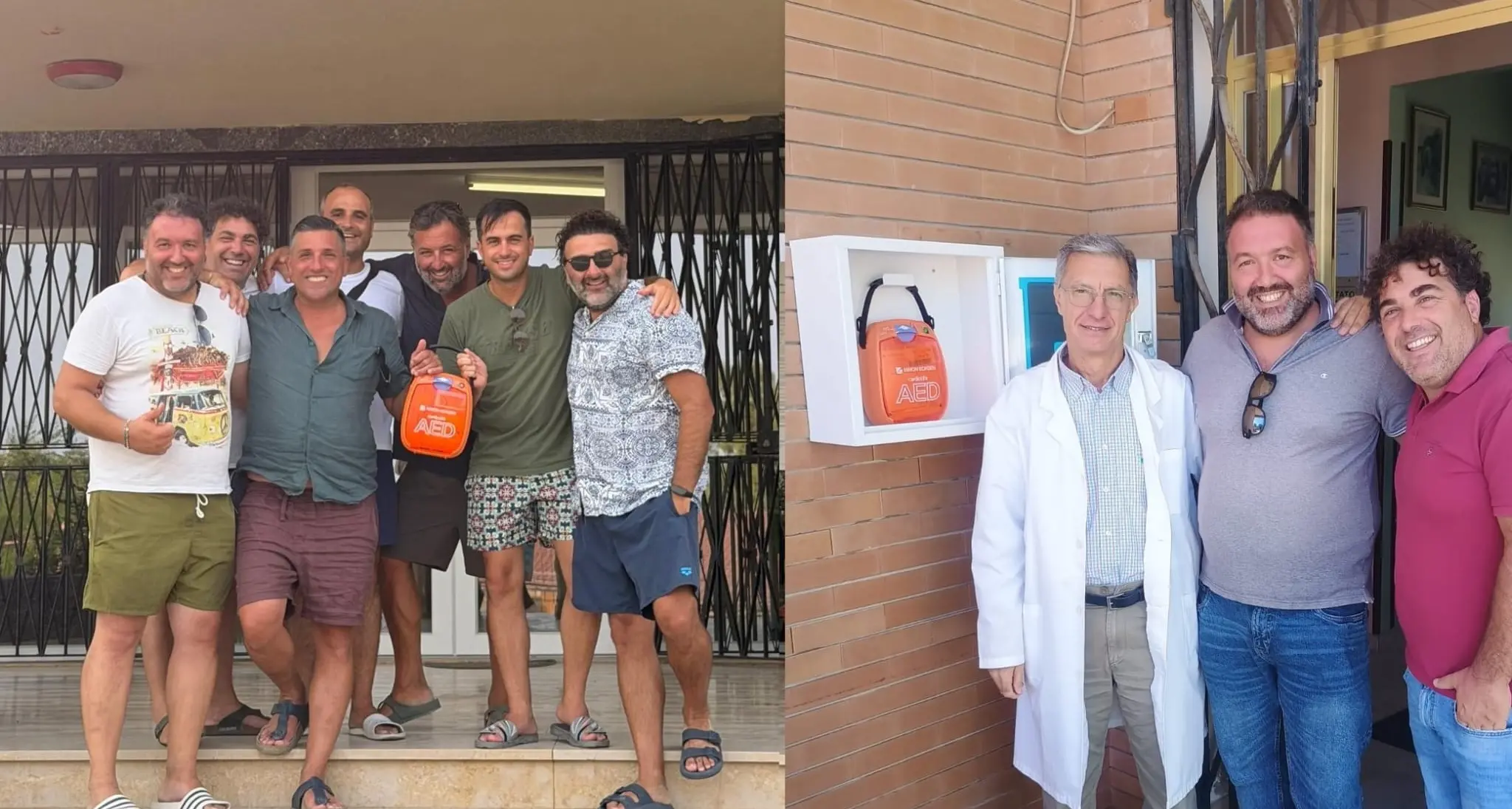 Quando la lontananza diventa vicinanza e amore per la comunità: professionisti di Badolato donano un defibrillatore al paese\n