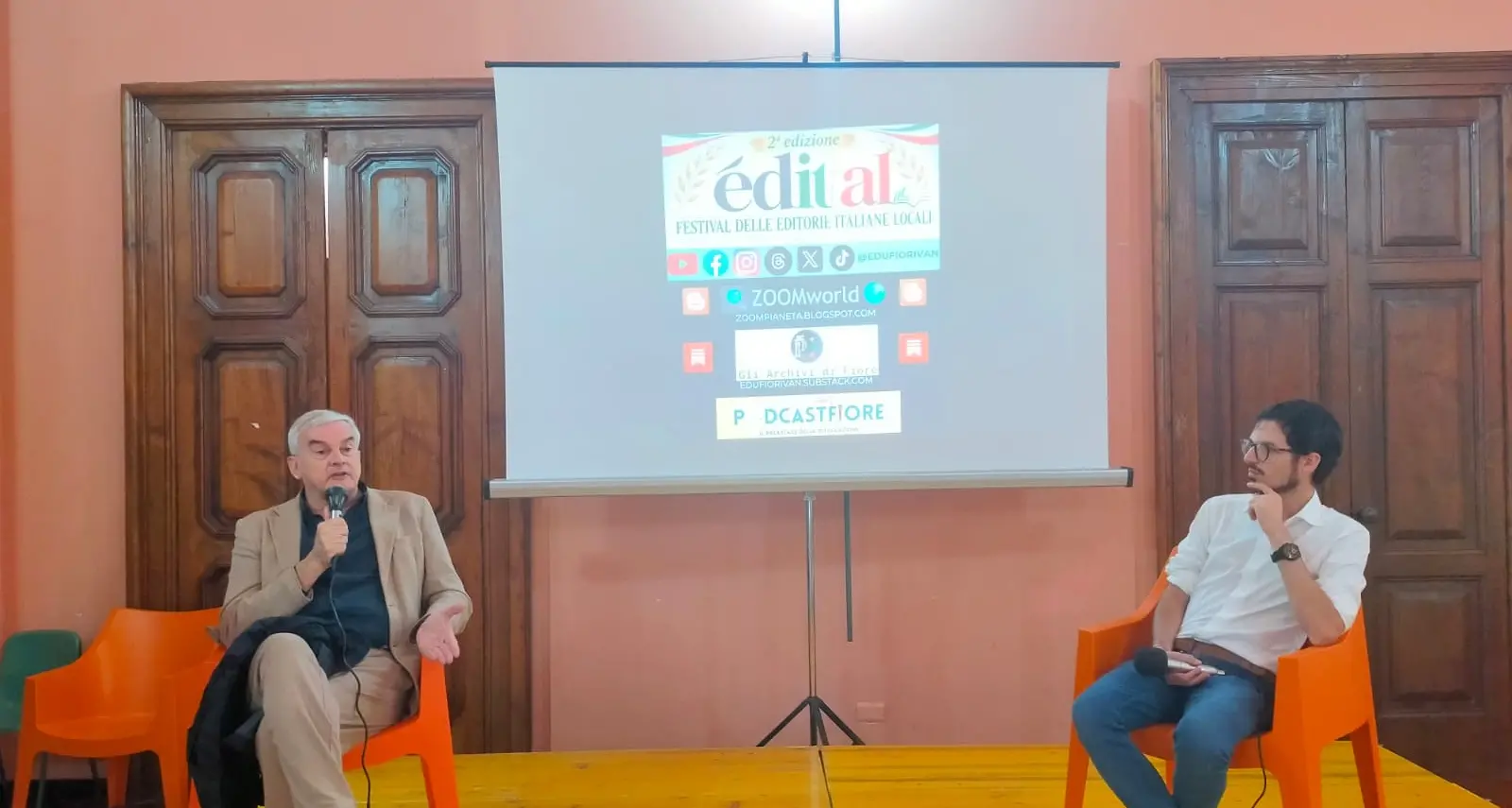 ÈdITAl, Livio Zerbini conquista il pubblico di Vibo e mette in guardia dall’intelligenza artificiale: «Un cavallo imbizzarrito da domare»\n
