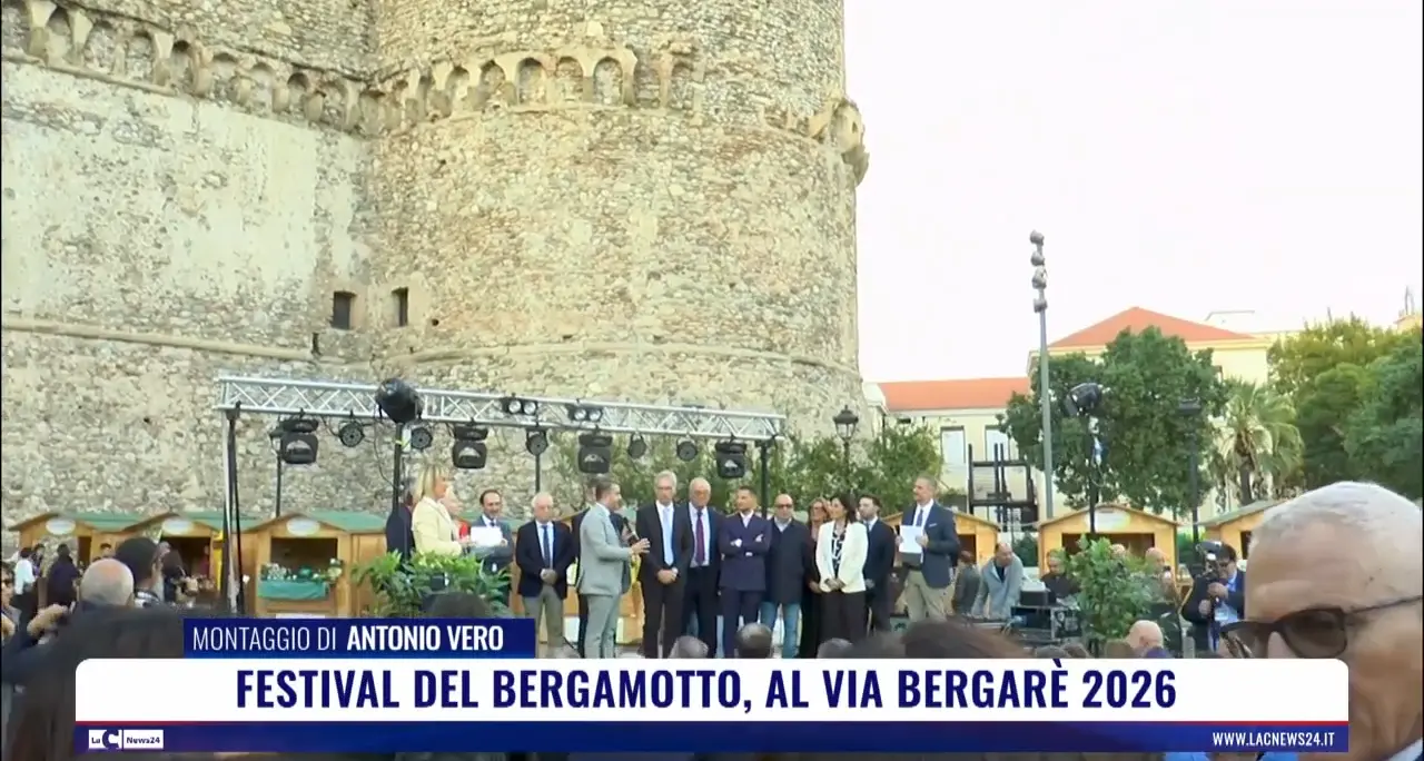 Festival del bergamotto, al via Bergarè 2026