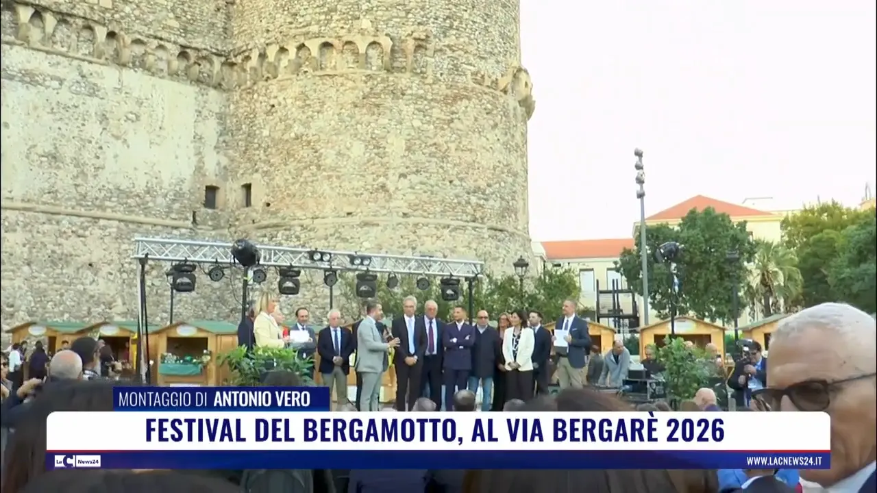 Festival del bergamotto, al via Bergarè 2026