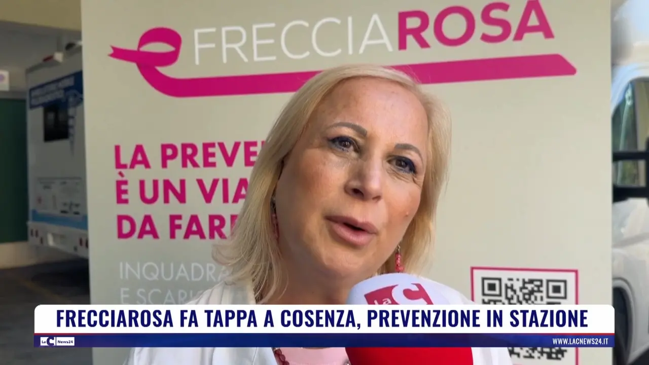 Frecciarossa fa tappa a Cosenza, prevenzione in stazione