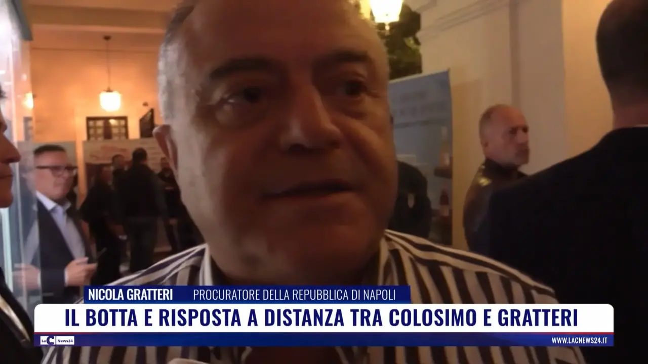 Il botta e risposta a distanza tra Colosimo e Gratteri