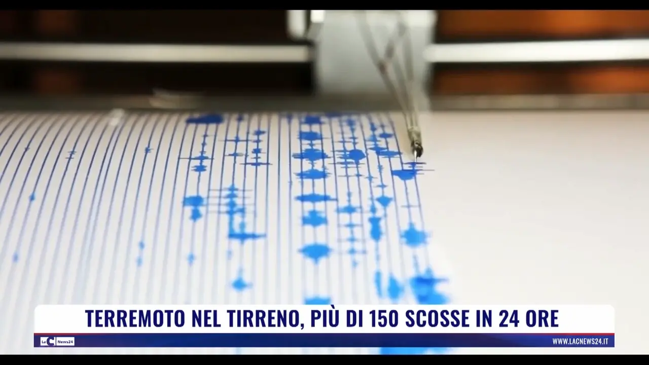 Terremoto nel Tirreno, più di 150 scosse in 24 ore