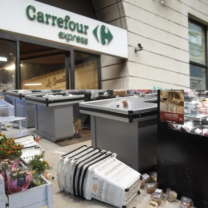 I disordini in Francia travolgono Carrefour: saccheggi, coprifuoco e crollo in Borsa fino al 15%\n
