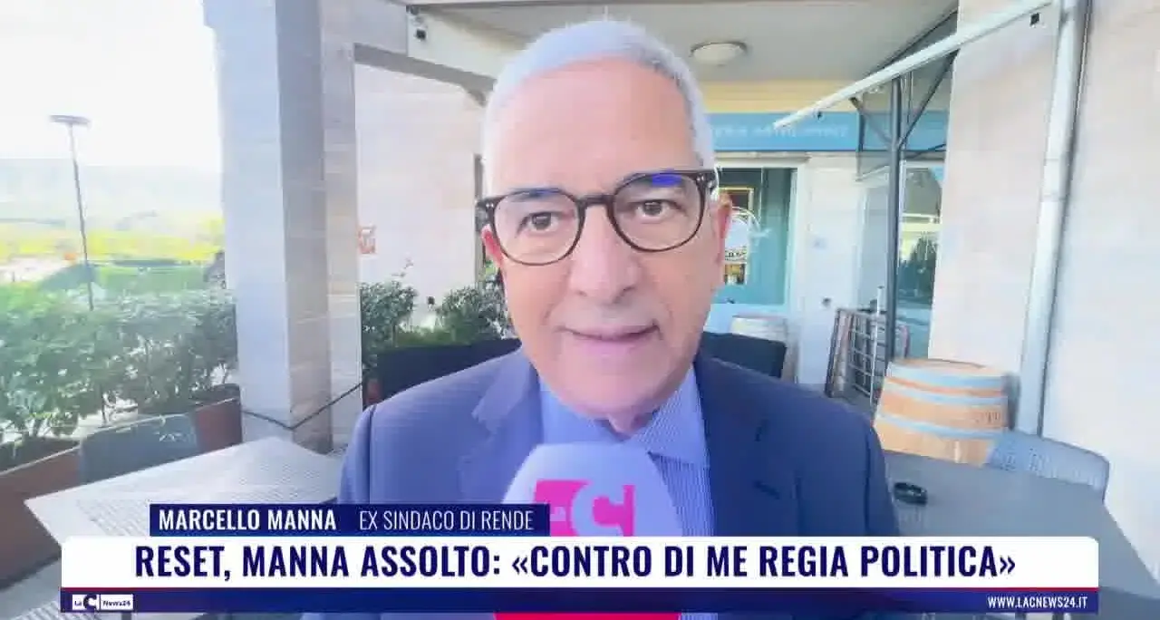 Reset, Manna assolto: contro di me regia politica