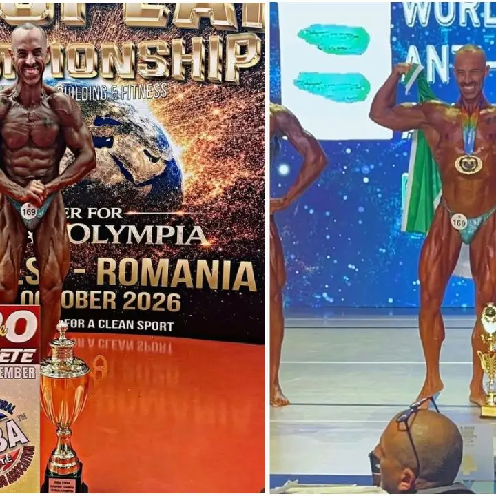 Dalla Calabria al tetto d’Europa, Emilio Caputo conquista il titolo assoluto nel\u00A0Natural Body Building\n
