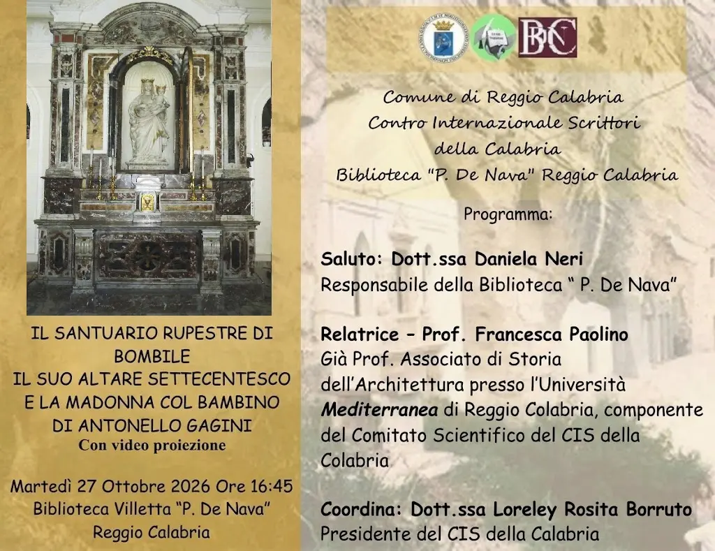Il santuario di Bombile e i tesori custoditi nella roccia dell’Aspromonte: a Reggio un viaggio tra fede, architettura e arte rinascimentale\n