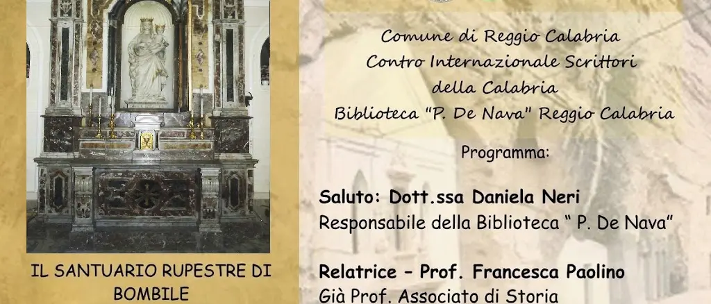Il santuario di Bombile e i tesori custoditi nella roccia dell’Aspromonte: a Reggio un viaggio tra fede, architettura e arte rinascimentale\n