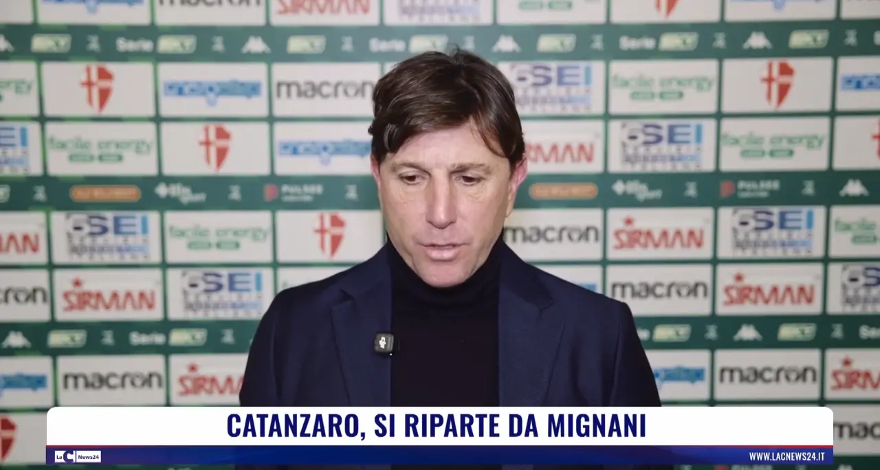 Catanzaro. si riparte da Mignani