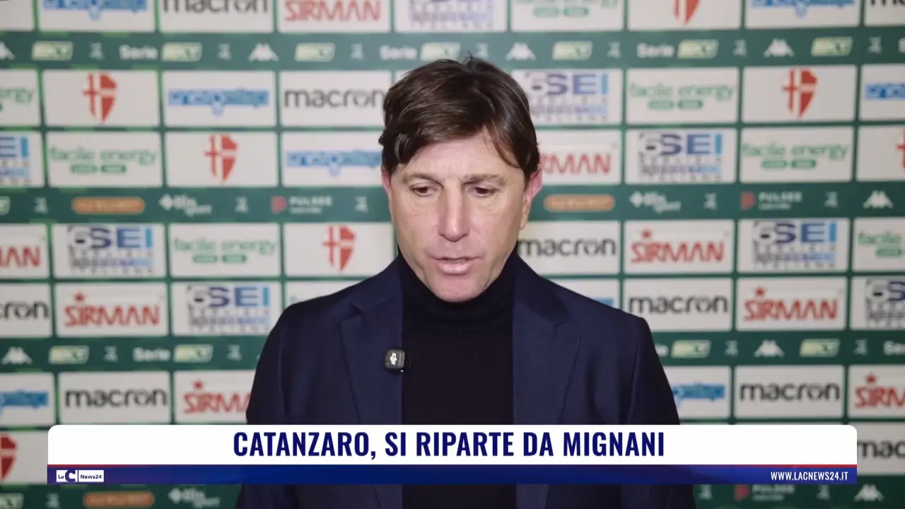 Catanzaro. si riparte da Mignani