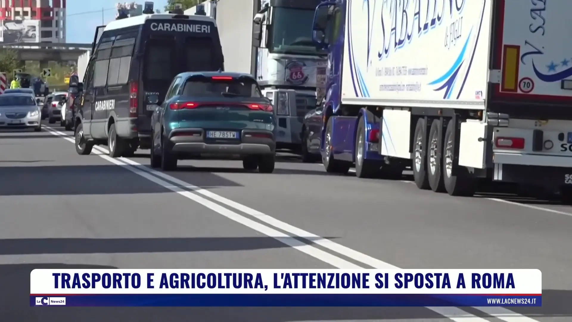 Trasporto e agricoltura, l'attenzione si sposta a Roma