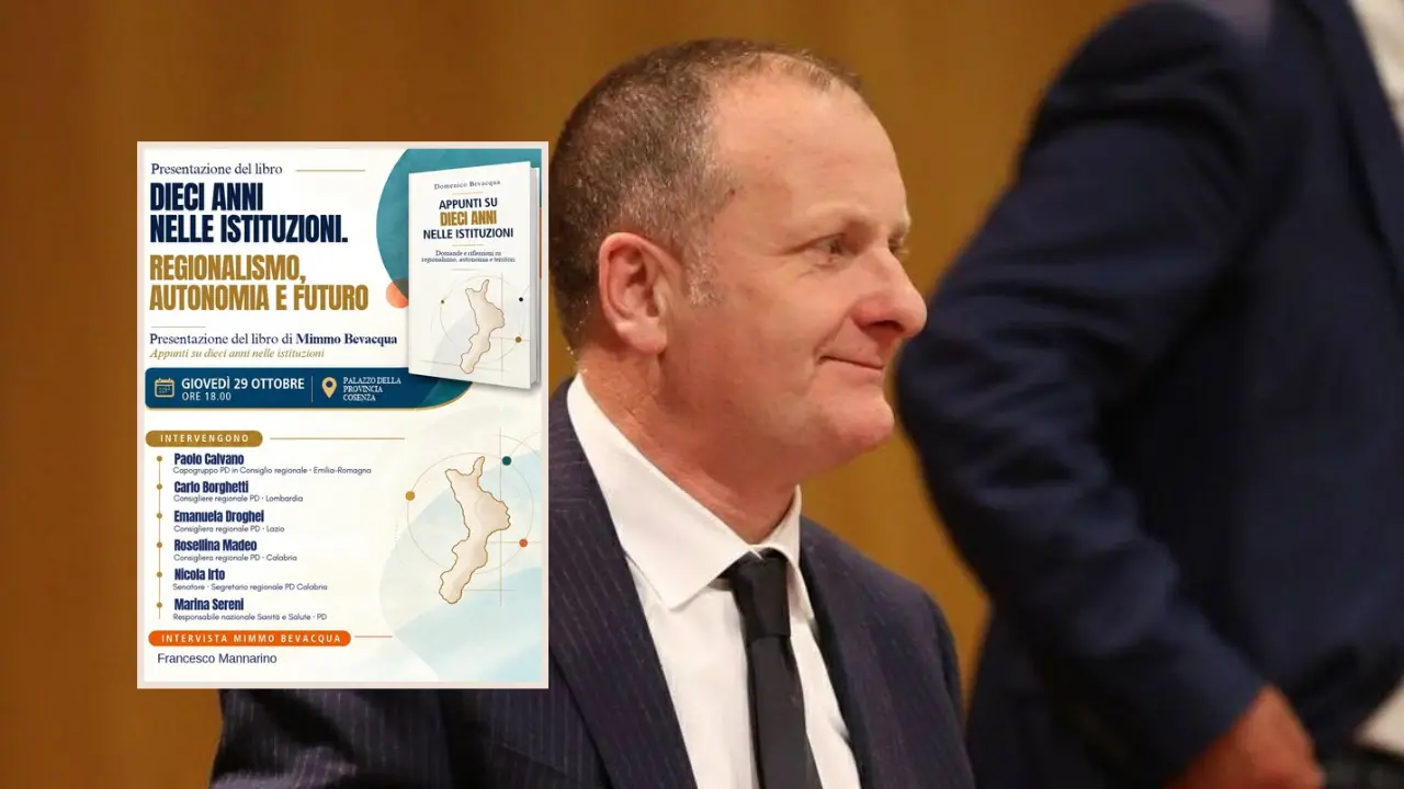 Dieci anni nelle istituzioni: il racconto politico di Mimmo Bevacqua approda a Cosenza\n