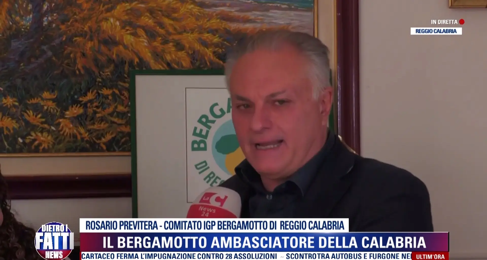 Bergamotto, Previtera apre alla DOP e tende la mano dopo la sentenza del Tar: «Evitiamo il Consiglio di Stato, perderemmo altri due anni»\n