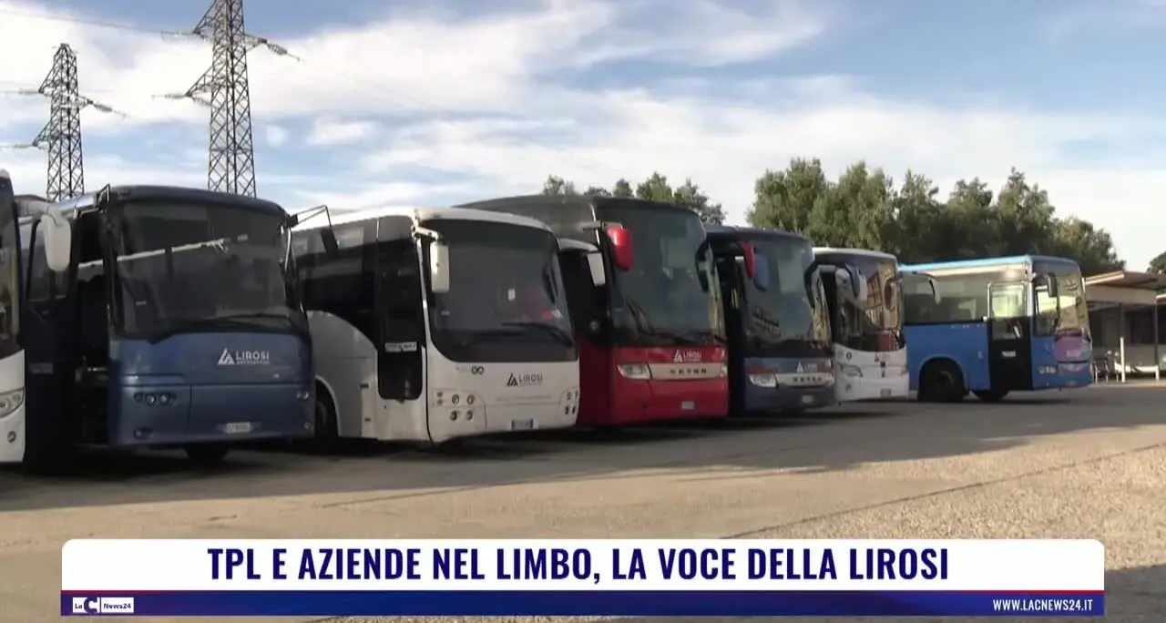 Tpl e aziende nel limbo, la voce della Lirosi