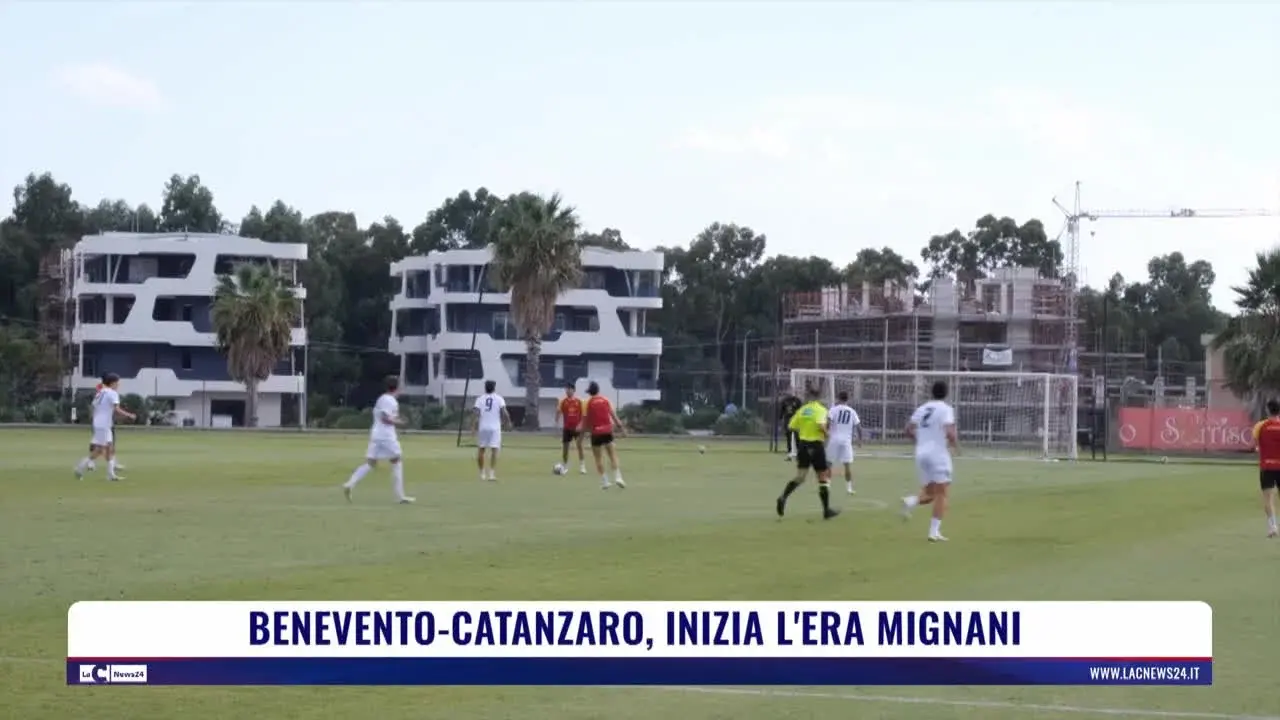 Benevento-Catanzaro, inizia  l'era Mignani