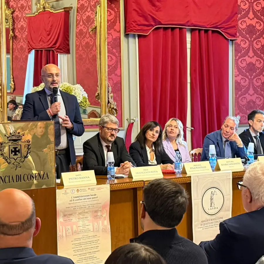 Cosenza, seminario LASDA sui poteri degli amministratori: Faragalli punta sul supporto ai Comuni\n