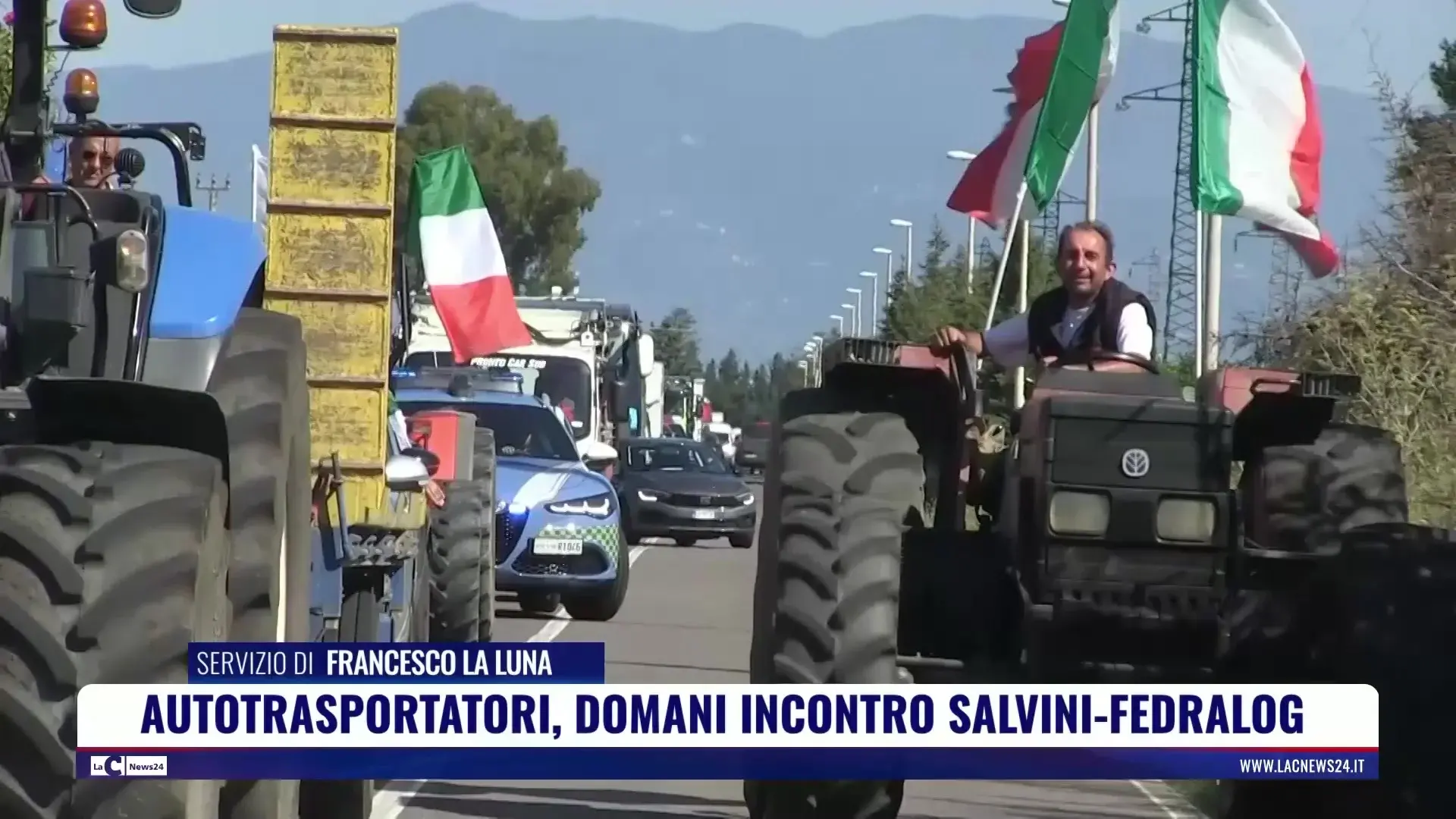 Autotrasportatori, domani incontro Salvini e Fedralog