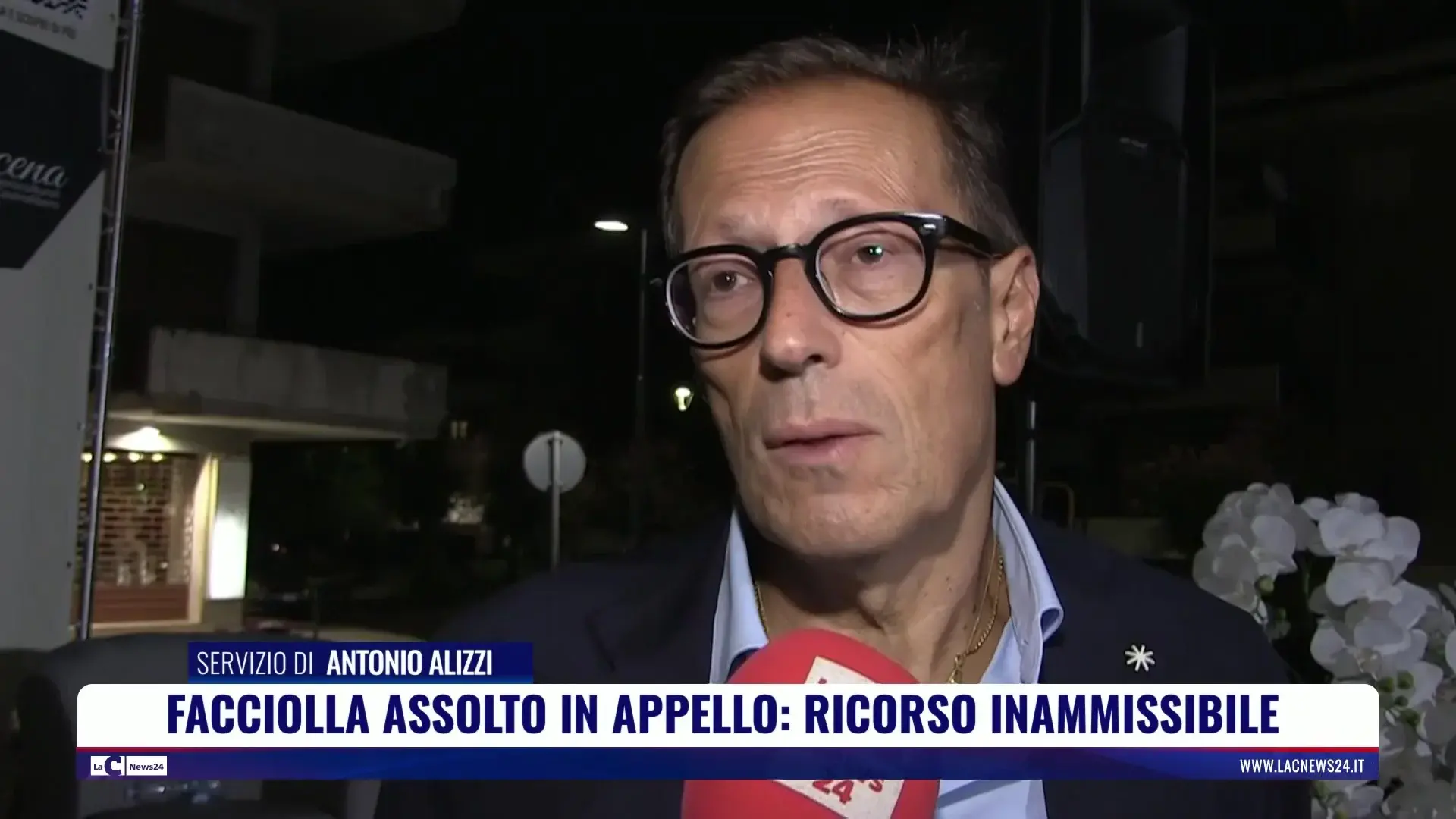 Facciolla assolto in appello, ricorso inammissibile