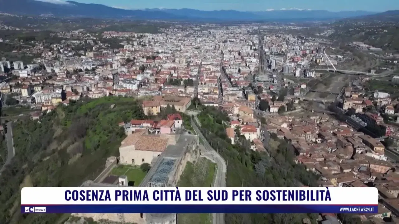Cosenza, prima città del sud per sostenibilità