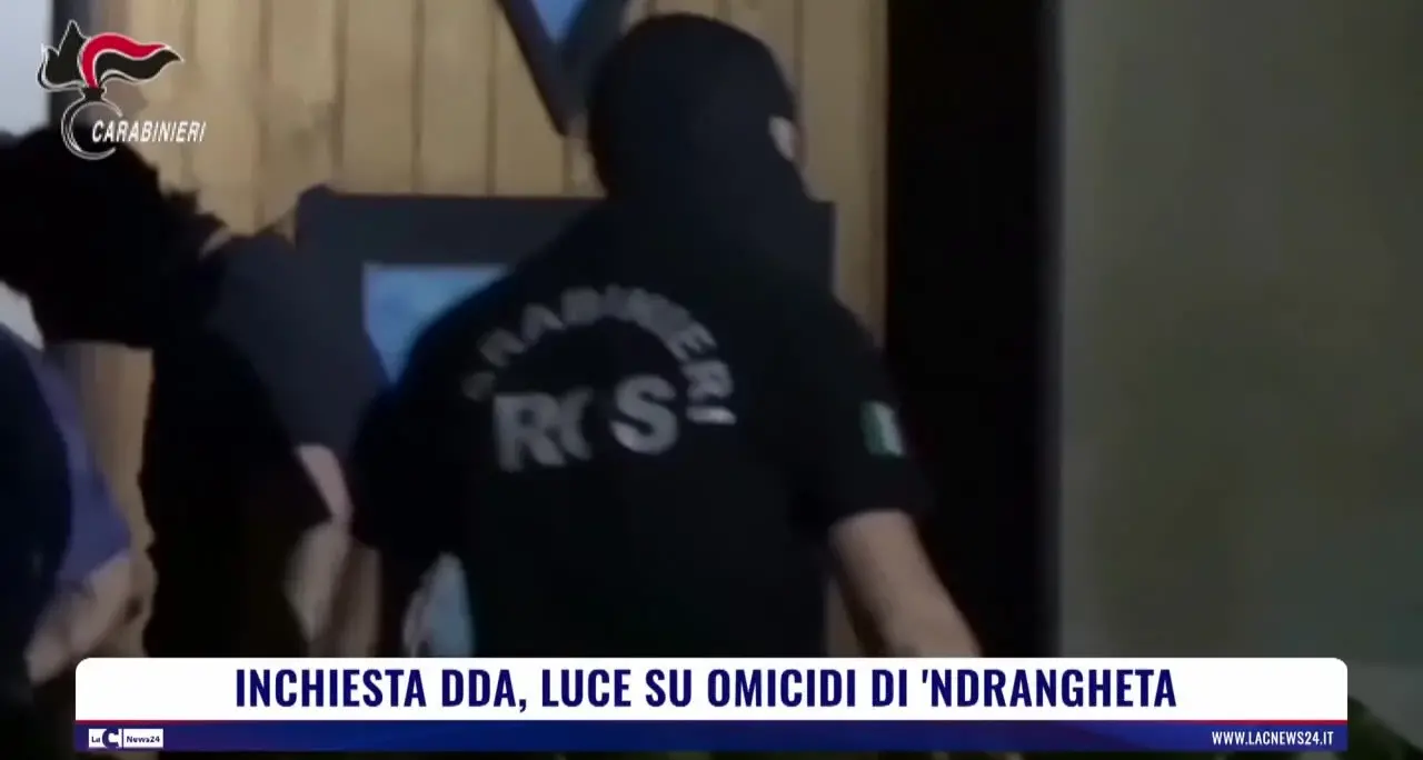 Inchiesta Dda, luce su omicidi di 'ndrangheta