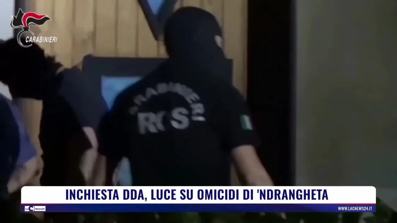 Inchiesta Dda, luce su omicidi di 'ndrangheta