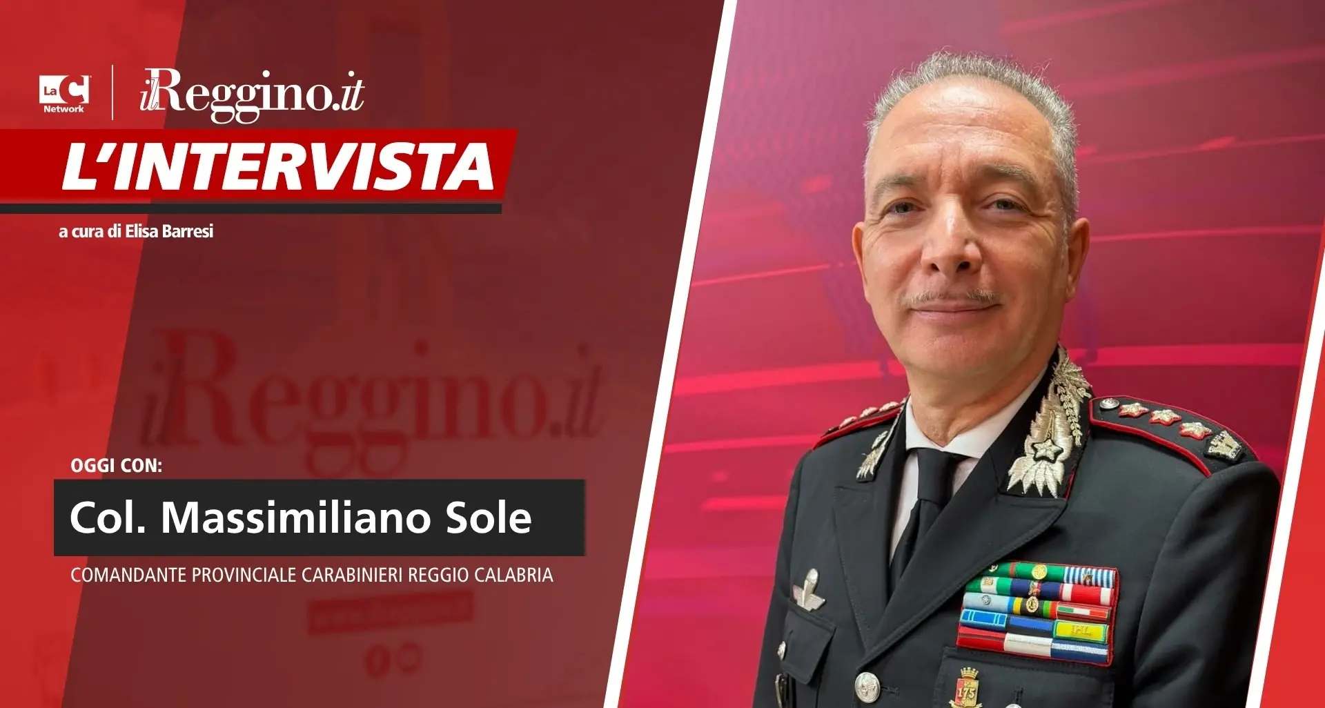 Elisa Barresi intervista il Col. Massimiliano Sole