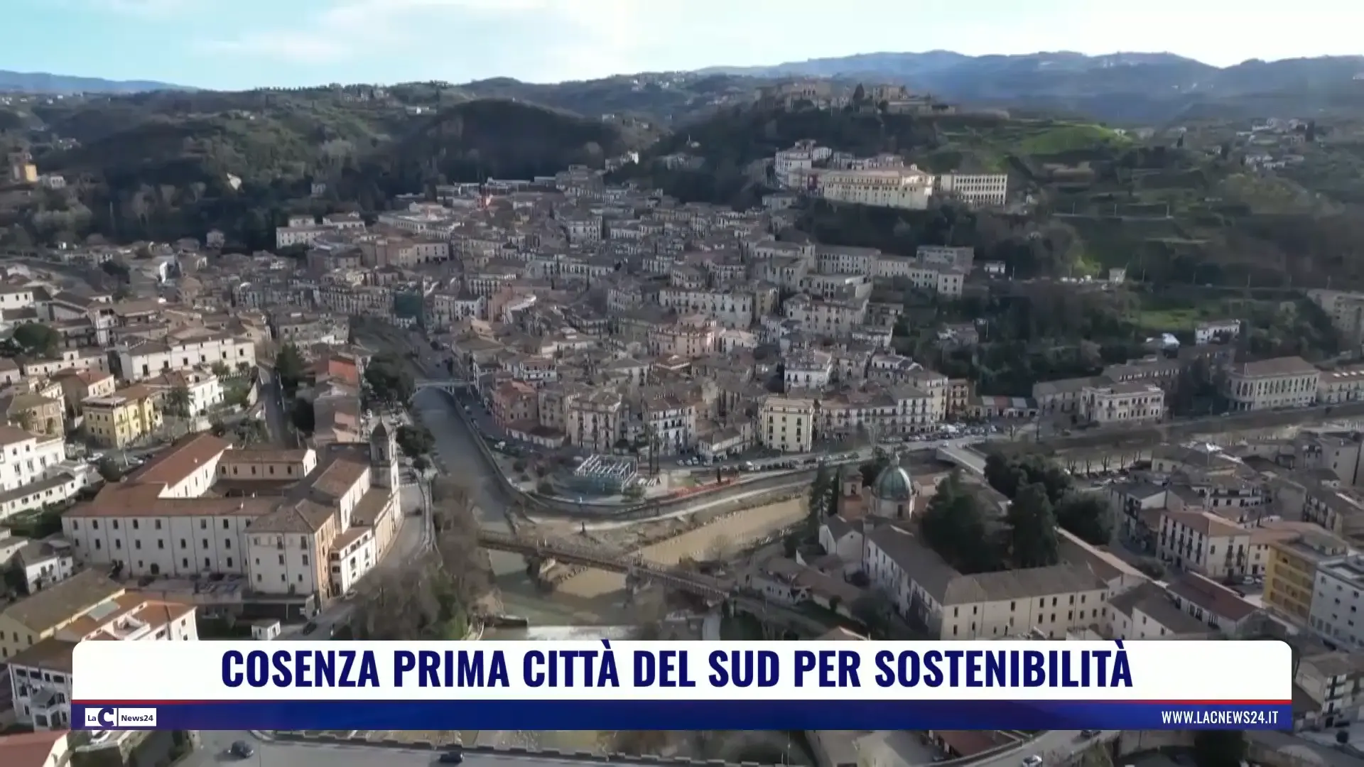 Cosenza prima citta del Sud per sostenibilità