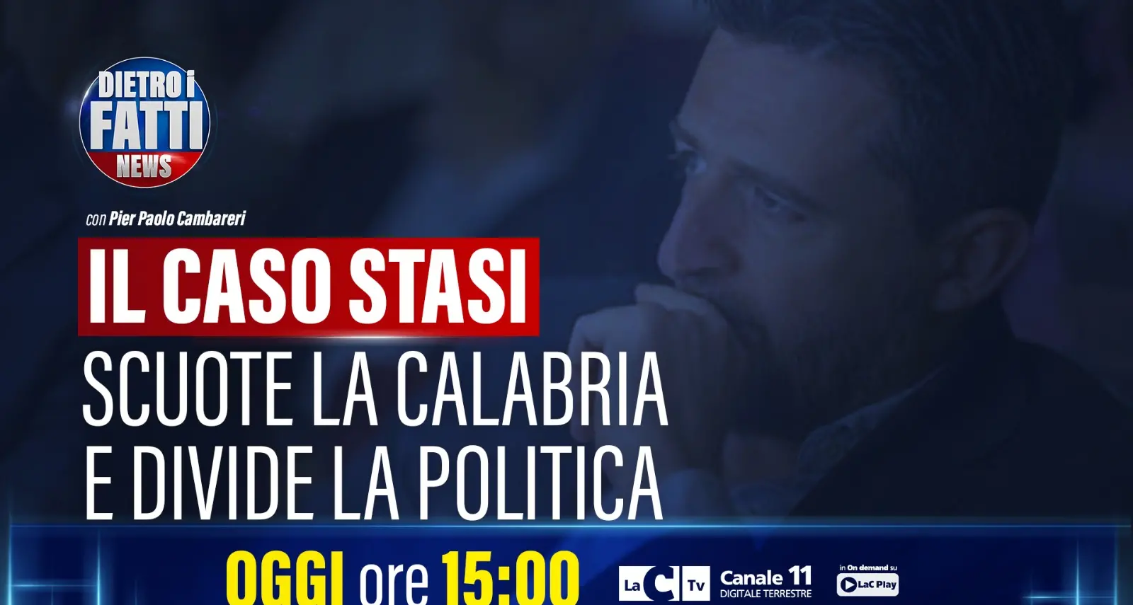 Caso Stasi, la Calabria si divide: oggi il focus a “Dietro i Fatti” con la testimonianza di Marcello Manna\n