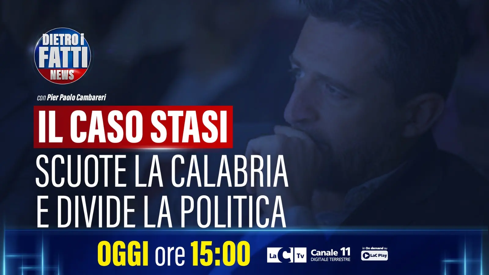 Caso Stasi, la Calabria si divide: oggi il focus a “Dietro i Fatti” con la testimonianza di Marcello Manna\n