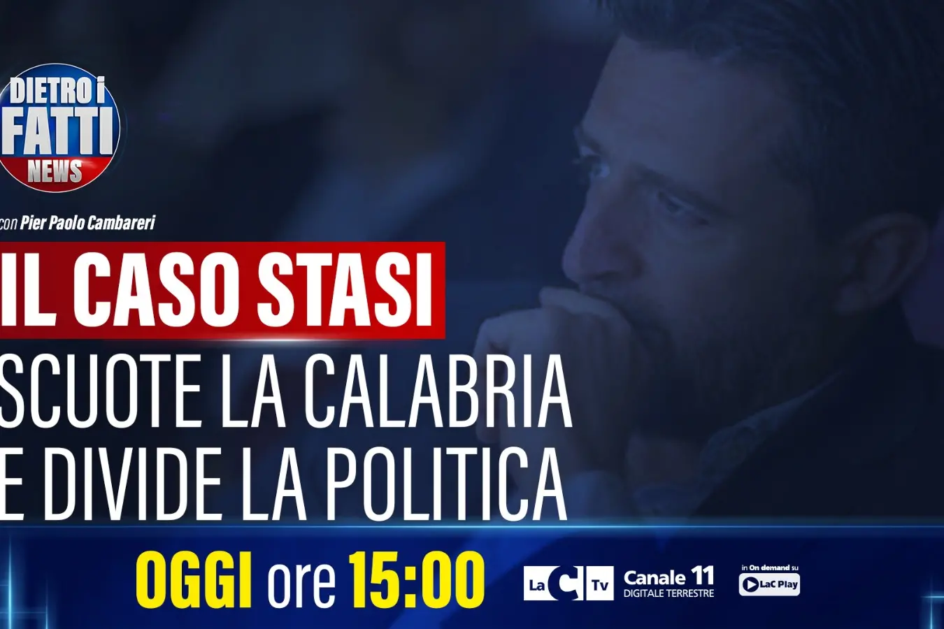 Caso Stasi, la Calabria si divide: oggi il focus a “Dietro i Fatti” con la testimonianza di Marcello Manna\n