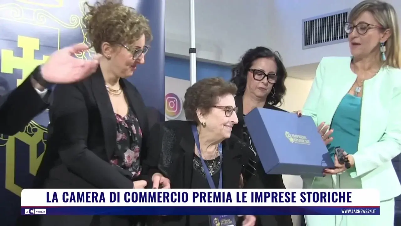 La Camera di Commercio premia le imprese storiche