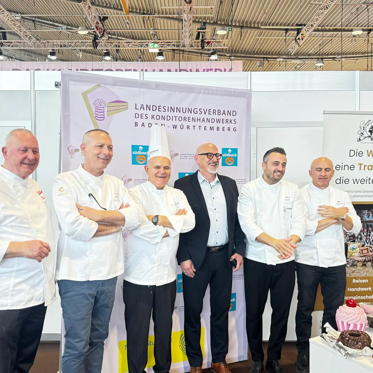 Il ministro tedesco Dörfliger stregato dai maestri di Conpait: la pasticceria italiana trionfa a Südback 2026\n